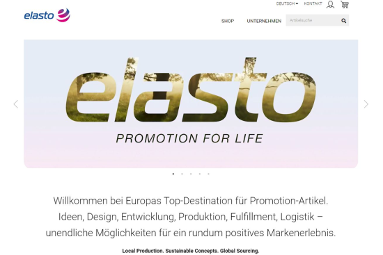 elasto Screenshot - elasto: New website