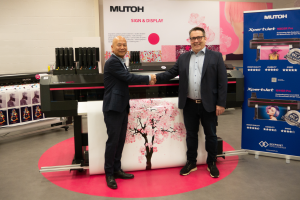 Mr. Takatsu left and Mr. Schenk right - Mutoh: New Managing Director